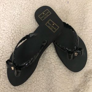 Kate Spade ♠️ Bow tie flip flops